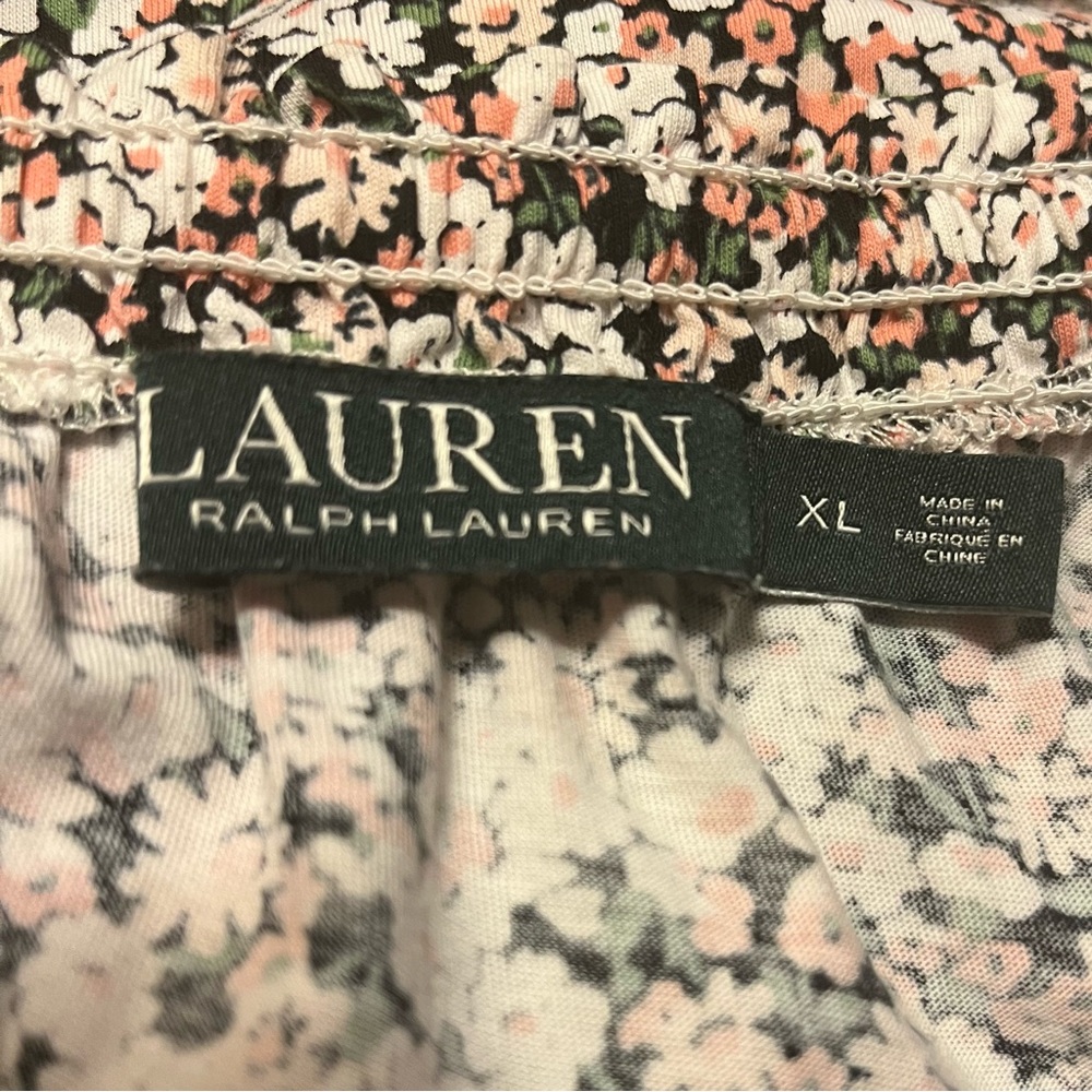 LAUREN Ralph Lauren Calico Bell Sleeve Top - Picture 5 of 8